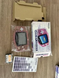 ゲームボーイアドバンス クリアピンク 本体 動作確認済み