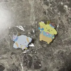 ポムポムプリン　こぎみゅん　アクリルキーホルダー２点セット
