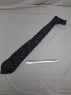 ■エルメス HERMES シルク100% ネクタイ ブルー系 メンズ