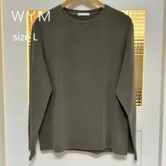 WYM LIDNM ロンT 長袖 Tシャツ L チャコール