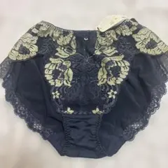 Wacoal Salute ショーツ ネイビー ゴールド刺繍のサムネイル