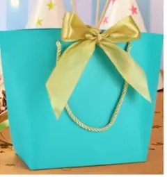 12枚 紙袋 手提げ ラッピング 袋 リボン付き プレゼント おしゃれ