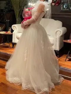 ウェディングドレス　二次会ドレス　フォトウェディング 9号