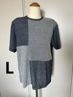 【美品】JOSEPH ジョゼフ サマーニット Tシャツ パッチワーク柄 48のサムネイル
