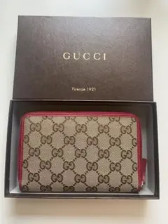 GUCCI GGキャンバス 二つ折り財布 箱付き