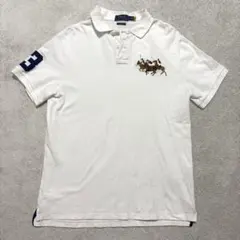 POLO RALPH LAUREN トリプルポニー　ビッグポニーポロシャツy2k
