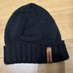 DIESEL ブラックニット帽