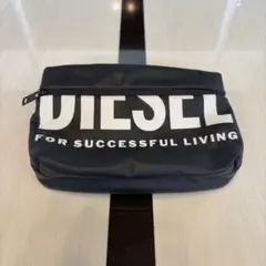 【美品】DIESEL ボディバッグ 2way ショルダーバッグ デカロコ