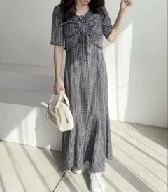 美品　ナイスクラップ 4way しぼしぼ キャミワンピース　ロングワンピース