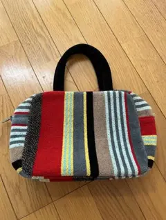 FEILER ストライプ ハンドバッグ