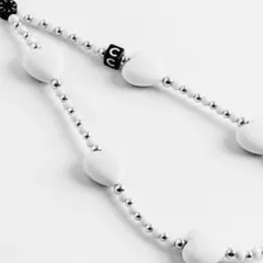 ハート スマホストラップ チャーム ピュアハート ケースティファイ ホワイト 白