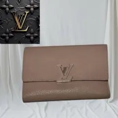 ルイヴィトン 三つ折り財布 ポルトフォイユ カプシーヌコンパクト