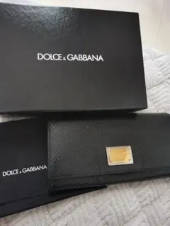 DOLCE & GABBANA 長財布 パイソン 蛇革