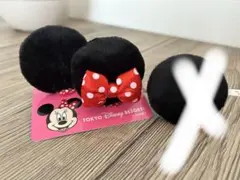 ミニーマウス ヘアクリップ