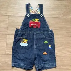 mikiHOUSE デニムオーバーオール　90