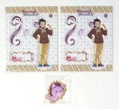 鬼滅の刃　バレンタイン&ホワイトデー　不死川玄弥　アクリルスタンド　バッジ