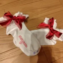 BABY フリル付きホワイトソックス 22~24cm