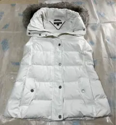 TOMMY HILFIGER ホワイトダウンベスト M