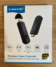 Lemorele ワイヤレスHDMI　＆　HDMI ロングケーブル 5m