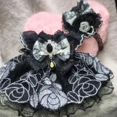 ぬい服 16cmぬい あんスタ ツイステ ちびぬい バラの刺繍 ドレスセットのサムネイル
