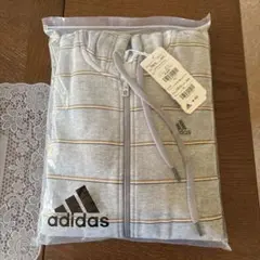 アディダス　フード付きパーカー　裏起毛　前ファスナー　メンズM