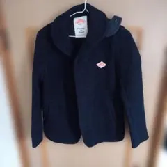 【美品】DANTON ウールモッサ　シングルジャケット　ネイビー　36