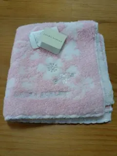 新品 LAURA ASHLEY タオルハンカチ 花柄刺繍のサムネイル
