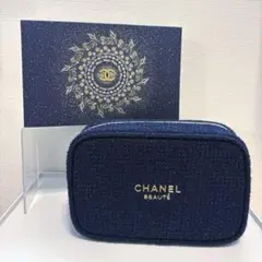 【即日発送】　CHANEL 2025 クリスマスコフレ　ノベルティ　ポーチ