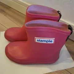 stample キッズ レインブーツ ピンク 15cmのサムネイル