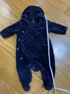 babyGAP(ベイビーギャップ） くま耳おくるみ カバーオール　キルティング