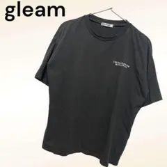 【グリーム】バックプリントカットソー（F)胸元刺繍　英字ロゴ　ゆるダボ　Tシャツ
