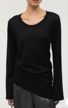 (im) perf. Silk Drape Knit / Black 新品未使用のサムネイル