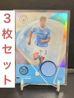 【選手着用】Topps Team Set Manchester City 3枚組