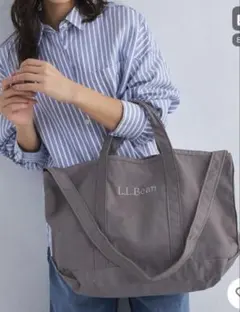 L.L.Bean グレー トートバッグ
