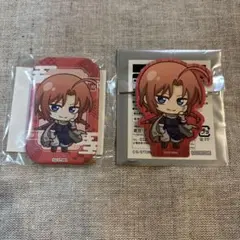 銀魂 キャラポップストア 神威祭 スクエア缶バッジ 神威 ステッカー