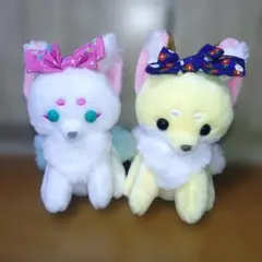 ちょコンと九尾さま 花小町 ぬいぐるみ 2種セット ちょコンとキツネ