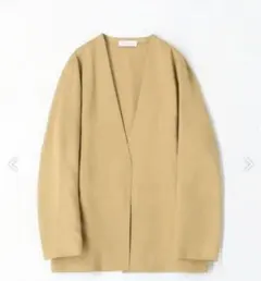 d*7様 【トゥモローランド】ベージュ ノーカラージャケット