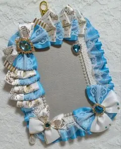 デコケース B7サイズ 6 ターコイズ ホワイト