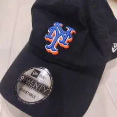 New Era 9TWENTY ニューヨークメッツ　ブラックキャップ
