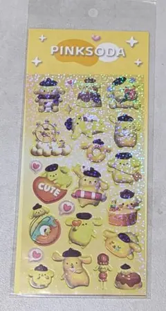 ポムポムプリン/ステッカーシール