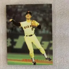 カルビー プロ野球 シールカード 77年 巨人 河埜 初版 カルビー プロ野球 シールカード 77年 巨人 河埜 初版