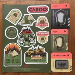 CARGO CONTAINER ステッカー＆カラビナセット