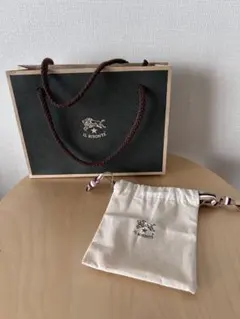 IL BISONTE ショップ袋と巾着袋 セット