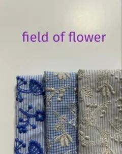 3枚＊check&stripe field of flower ミナペルホネン - メルカリ