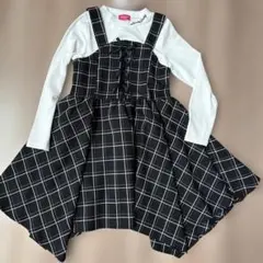 新品　Love Rabby ラブラビ　チェック柄ワンピース 150のサムネイル