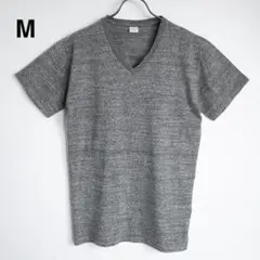 【希少】Vネック Tシャツ M Dグレー 無地 日本製のサムネイル