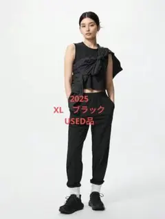 2025　ユニクロ　ウルトラストレッチアクティブジョガーパンツ　XL　ブラック