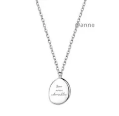 ネックレス コイン あずきチェーン シルバー 大人気 新品 サージカルステンレス