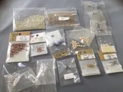 値下げしました　アクセサリーパーツ、ビーズ、まとめ売り