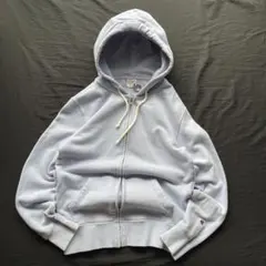 00's champion ジップパーカー　ライトパープル　y2k 短丈